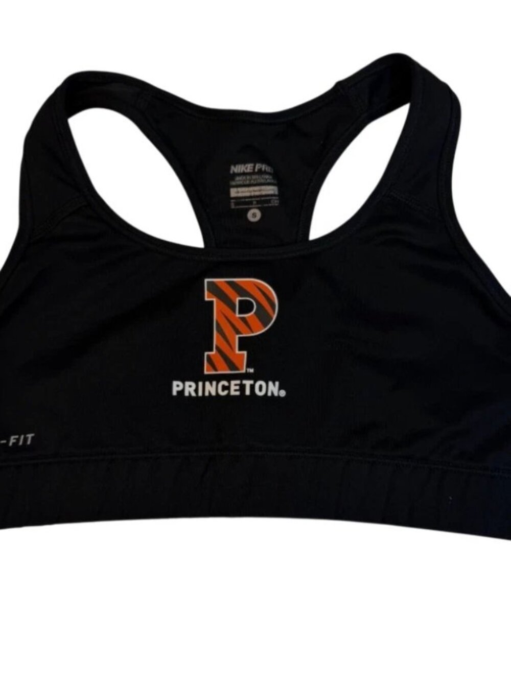 Nike Pro Dri Fit Princeton University Sports Bra Womens Athletic Workout Small